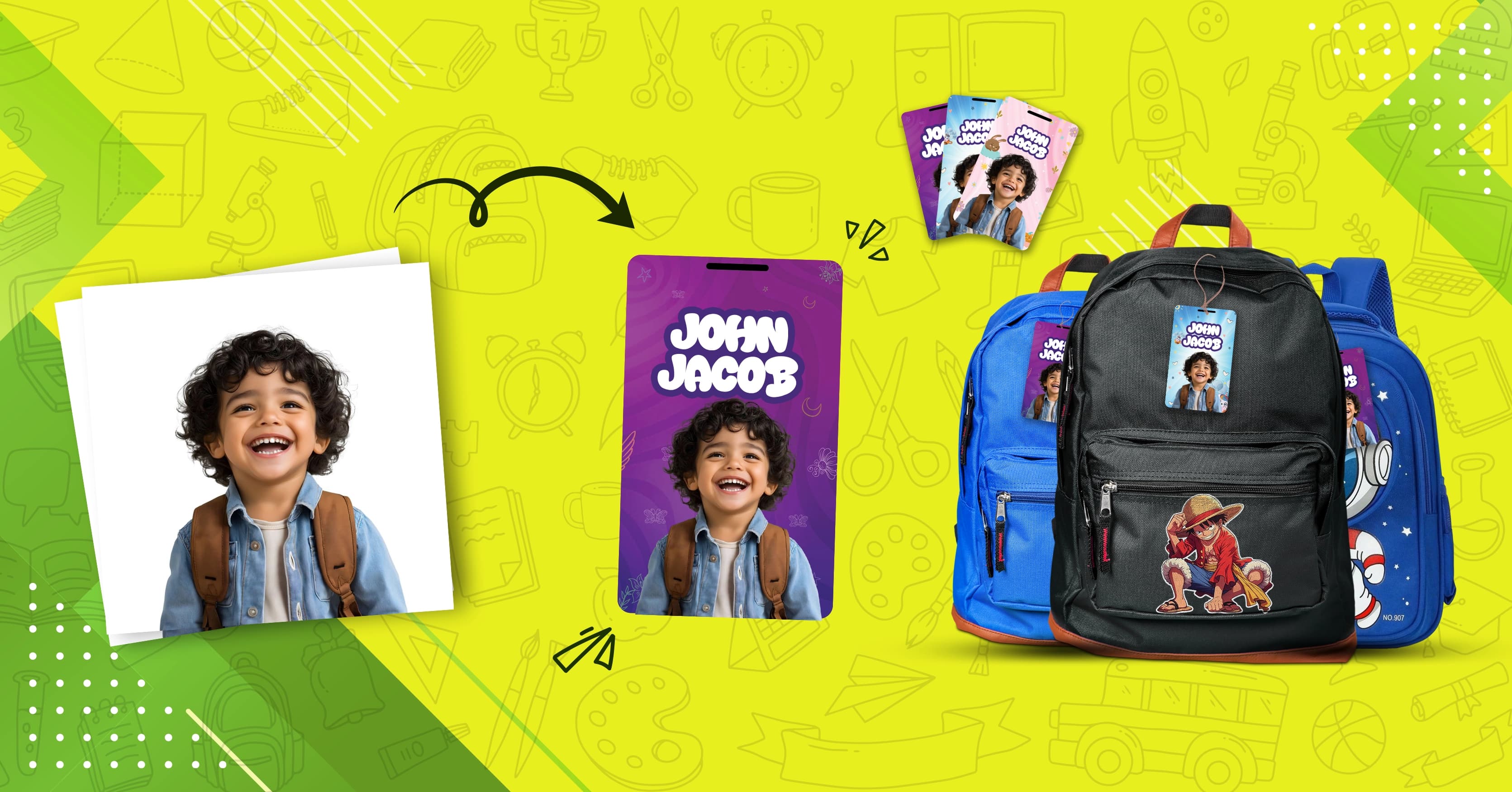 bag tag banner without